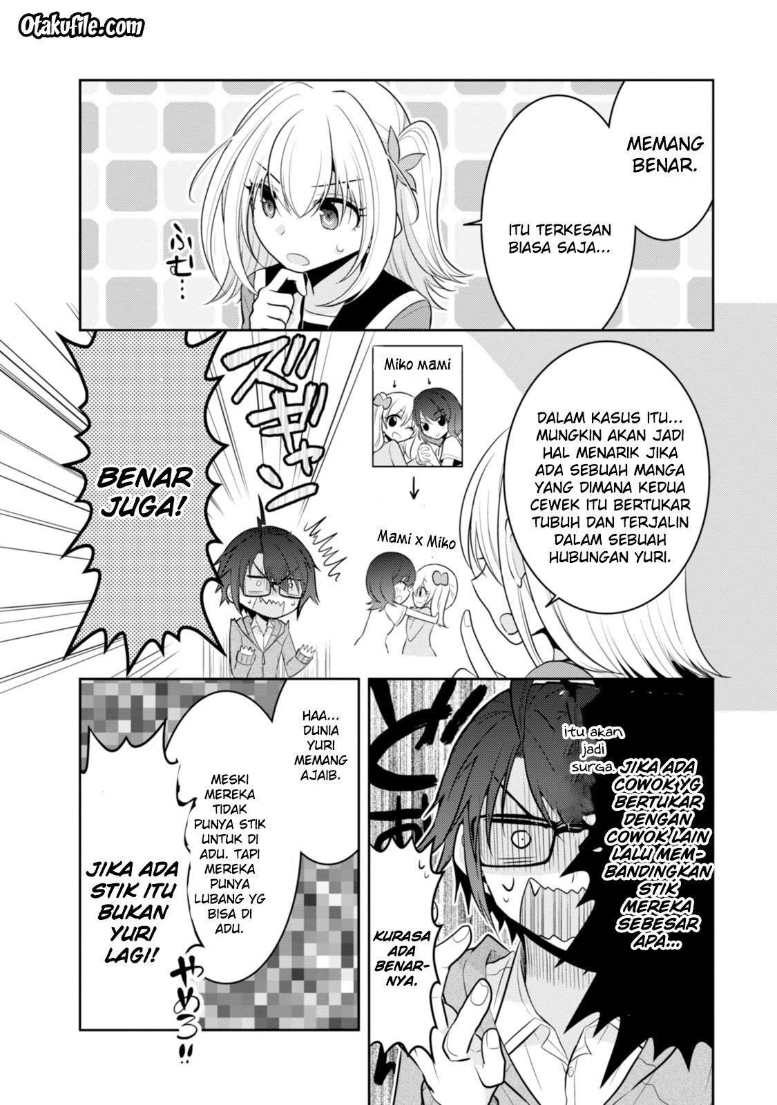 Ore ga Fujoshi de Aitsu ga Yuri-ota de Chapter 10.5 Gambar 10