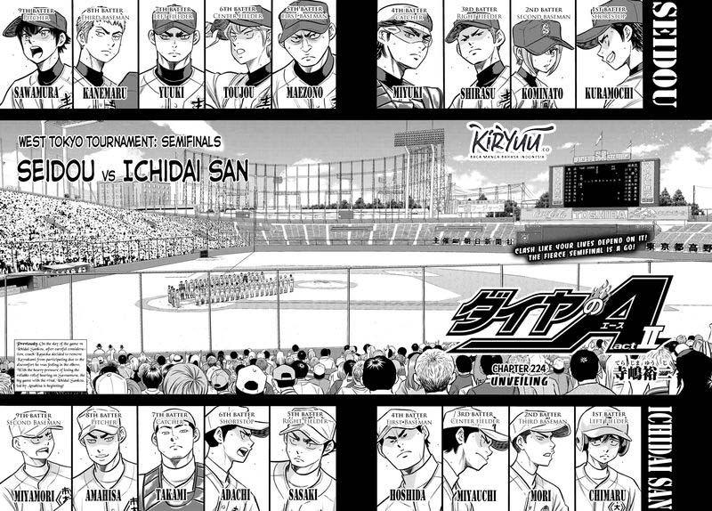 Diamond no Ace Act 2 Chapter 224 Gambar 4