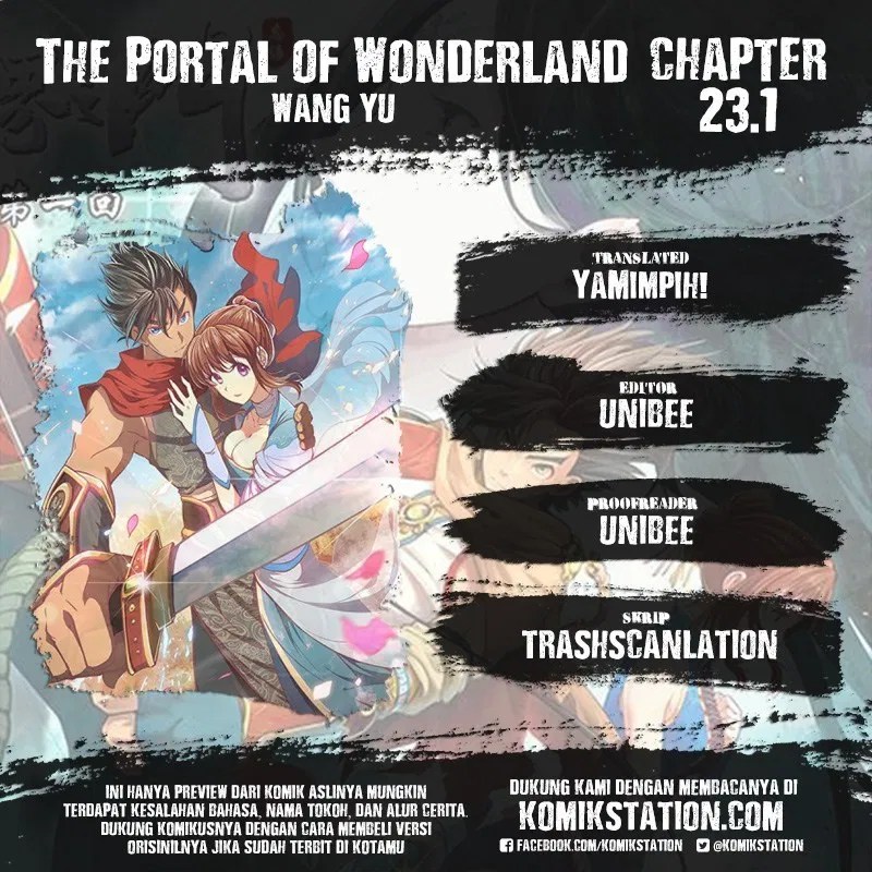 Baca Komik The Portal of Wonderland Chapter 23.1 Gambar 1