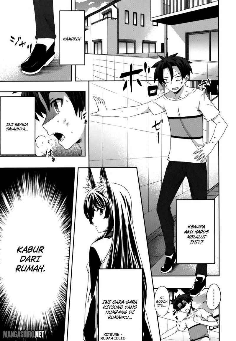 Baca Manga Kitsune no Akuma to Kuroi Grimoire Chapter 4 Gambar 2
