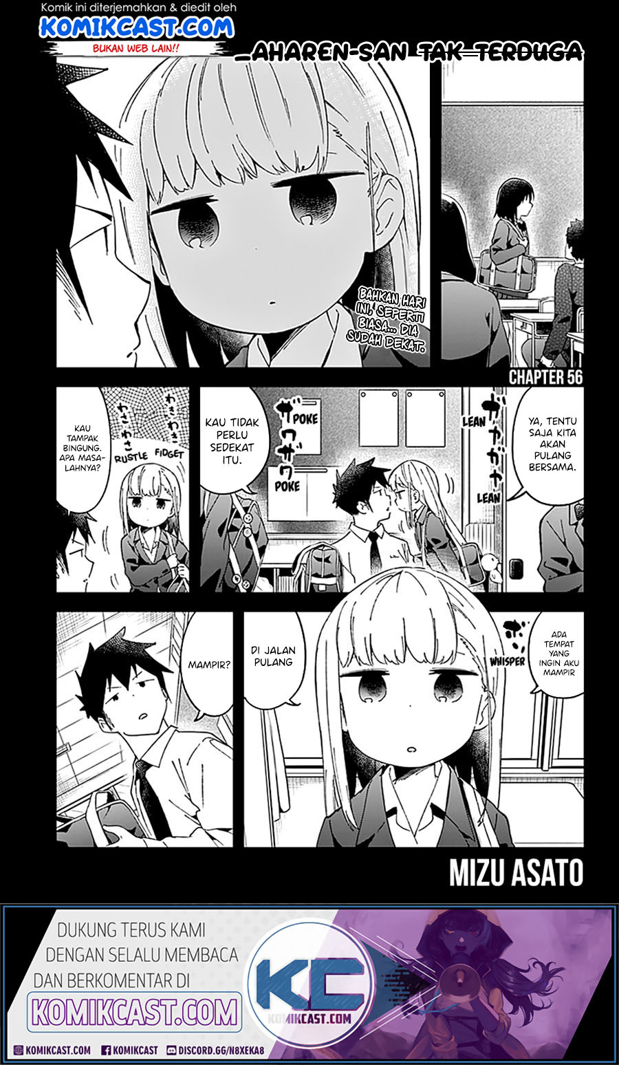 Aharen-san wa Hakarenai Chapter 56 Gambar 4