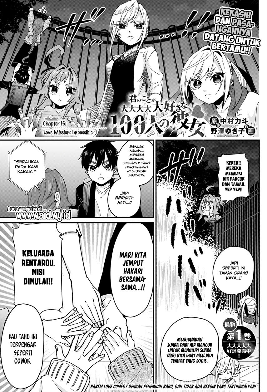 Kimi no Koto ga Dai Dai Dai Dai Daisuki na 100-ri no Kanojo Chapter 16 Gambar 4