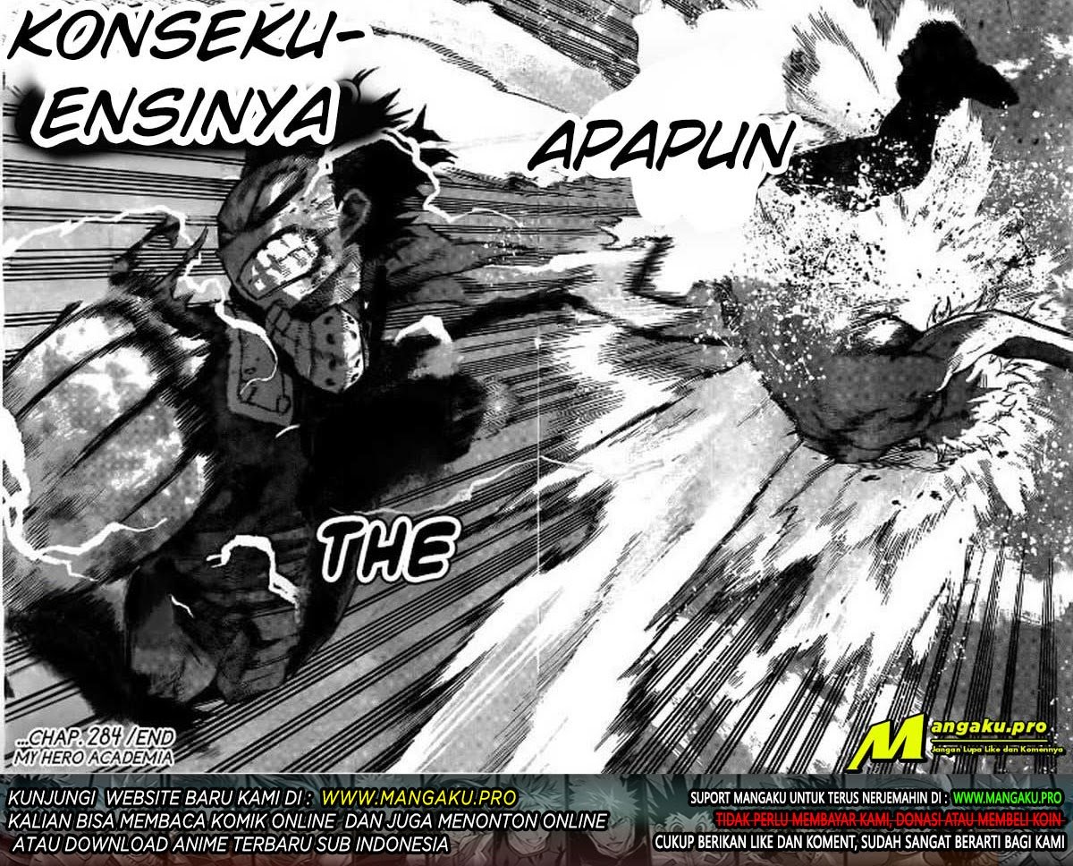 Boku no Hero Academia Chapter 284 Gambar 17