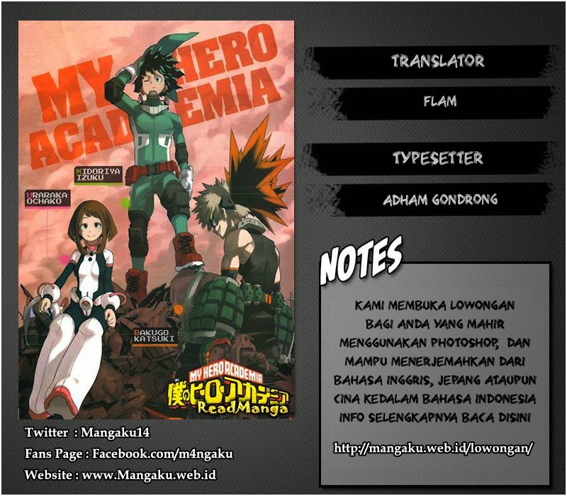 Baca Komik Boku no Hero Academia Chapter 2 Gambar 1