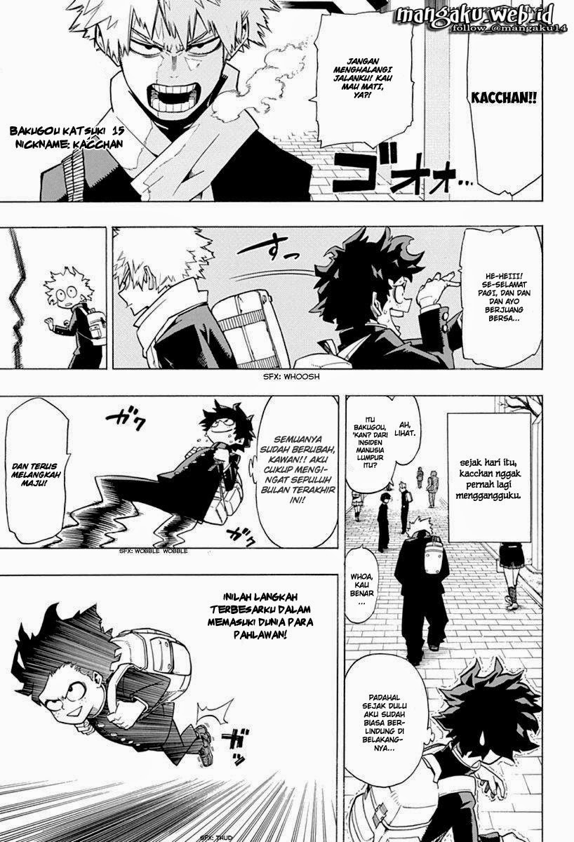 Boku no Hero Academia Chapter 3 Gambar 4