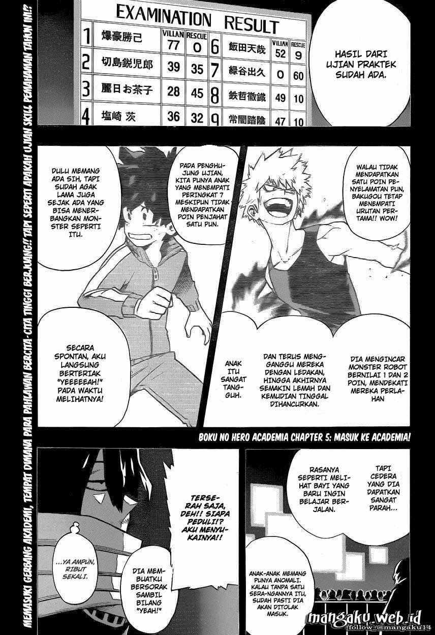 Baca Manga Boku no Hero Academia Chapter 5 Gambar 2