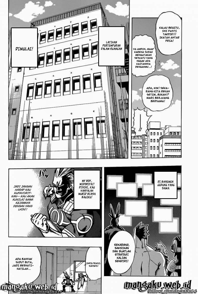 Boku no Hero Academia Chapter 8 Gambar 12