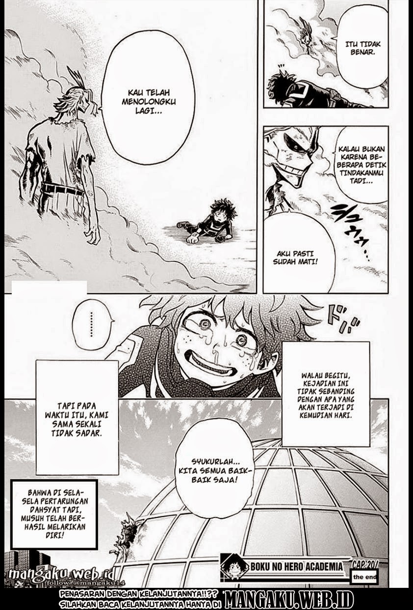 Boku no Hero Academia Chapter 20 Gambar 17