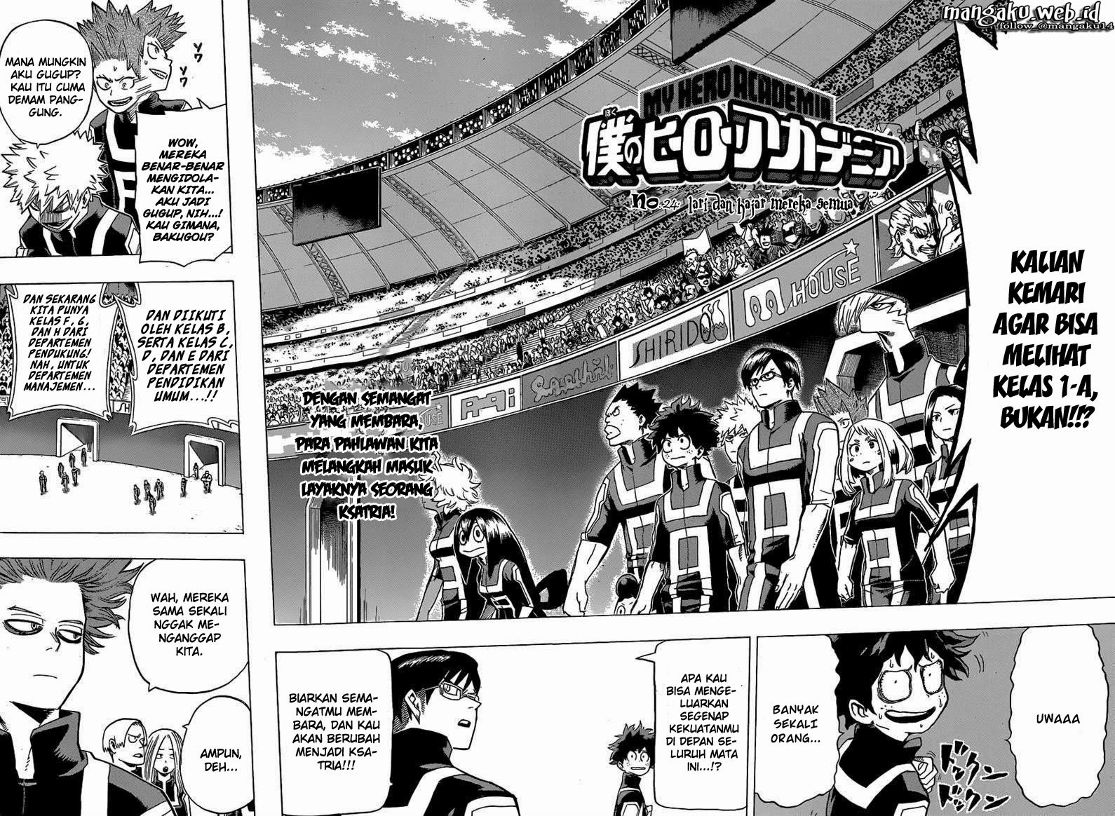 Boku no Hero Academia Chapter 24 Gambar 4