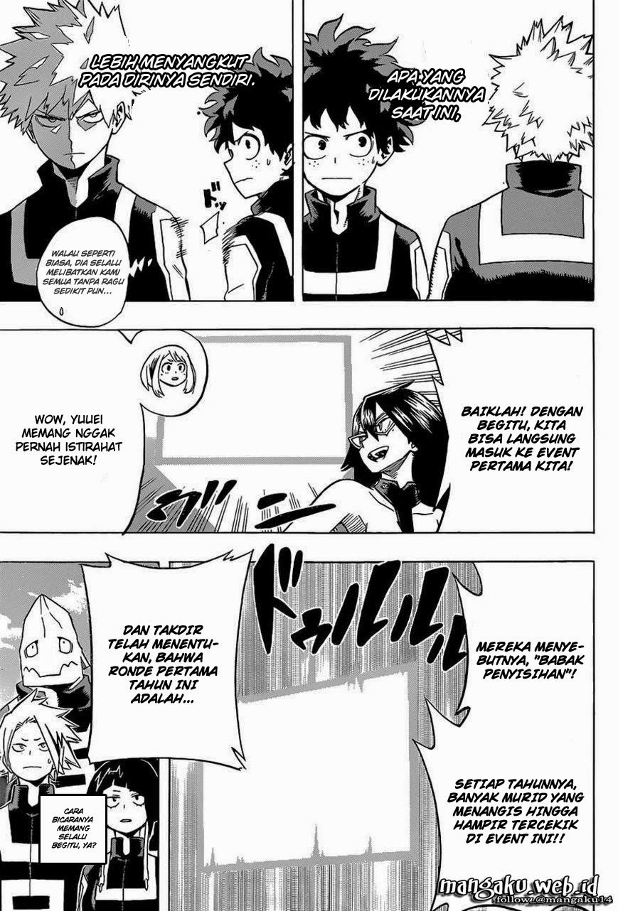 Boku no Hero Academia Chapter 24 Gambar 8