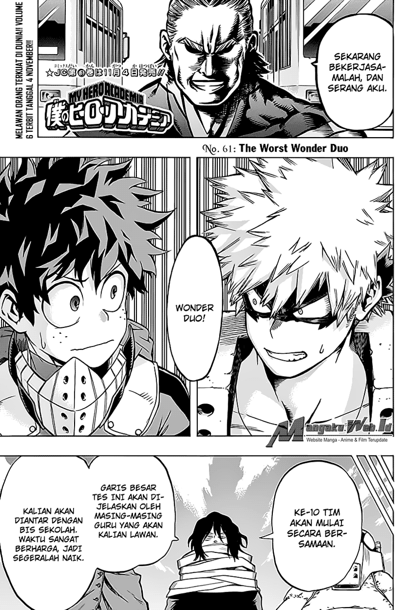 Baca Komik Boku no Hero Academia Chapter 61 Gambar 1