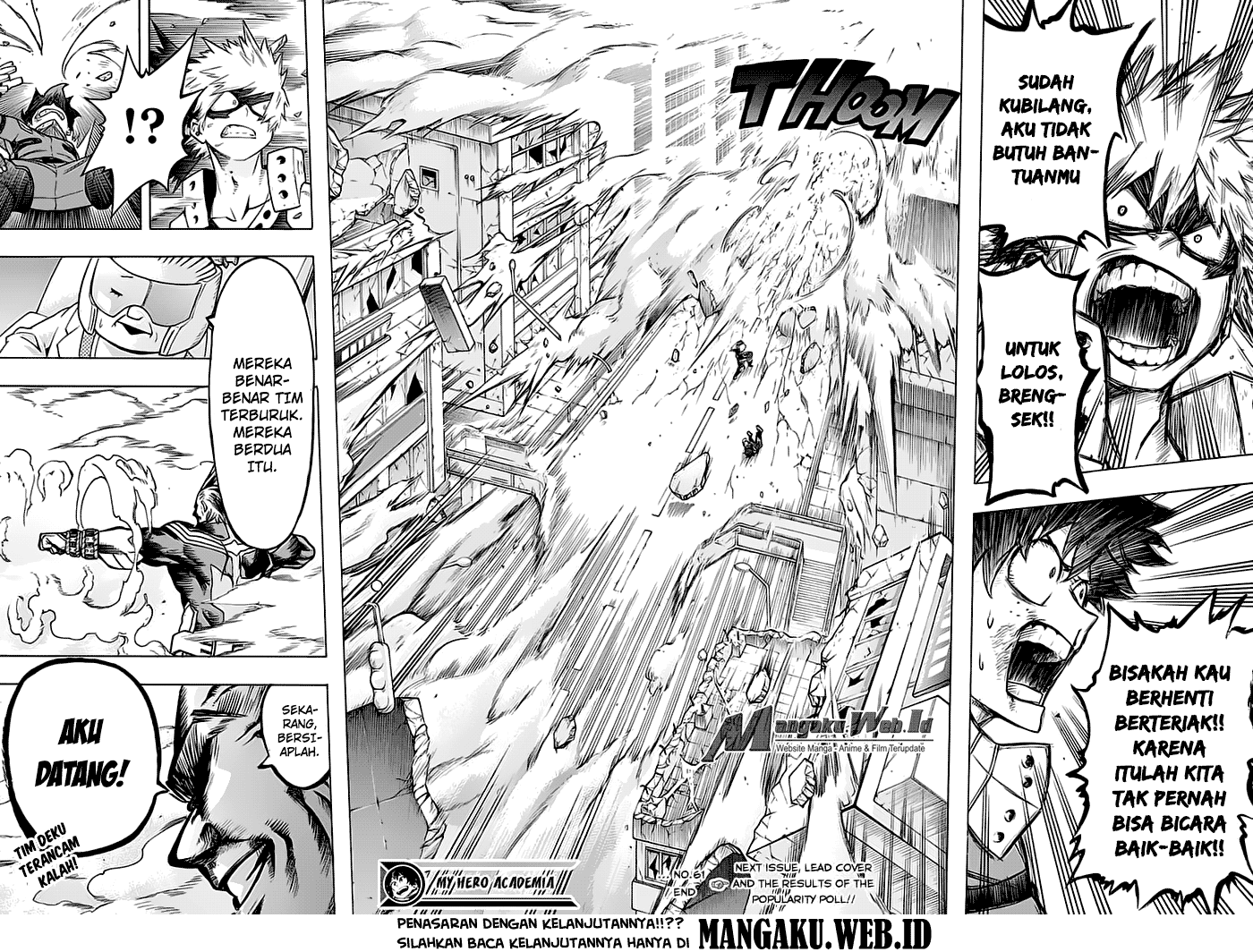 Boku no Hero Academia Chapter 61 Gambar 18