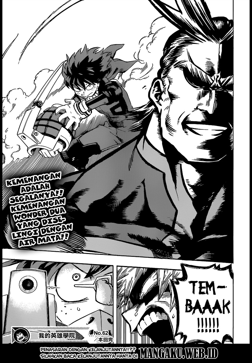 Boku no Hero Academia Chapter 62 Gambar 18