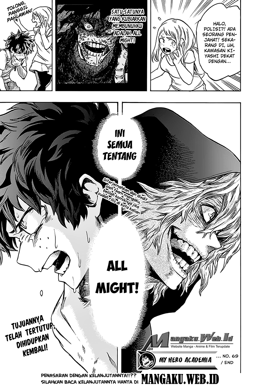 Boku no Hero Academia Chapter 69 Gambar 21