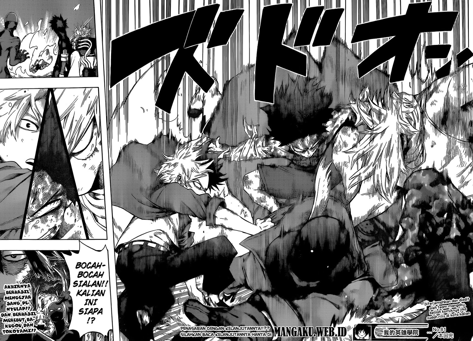 Boku no Hero Academia Chapter 81 Gambar 19