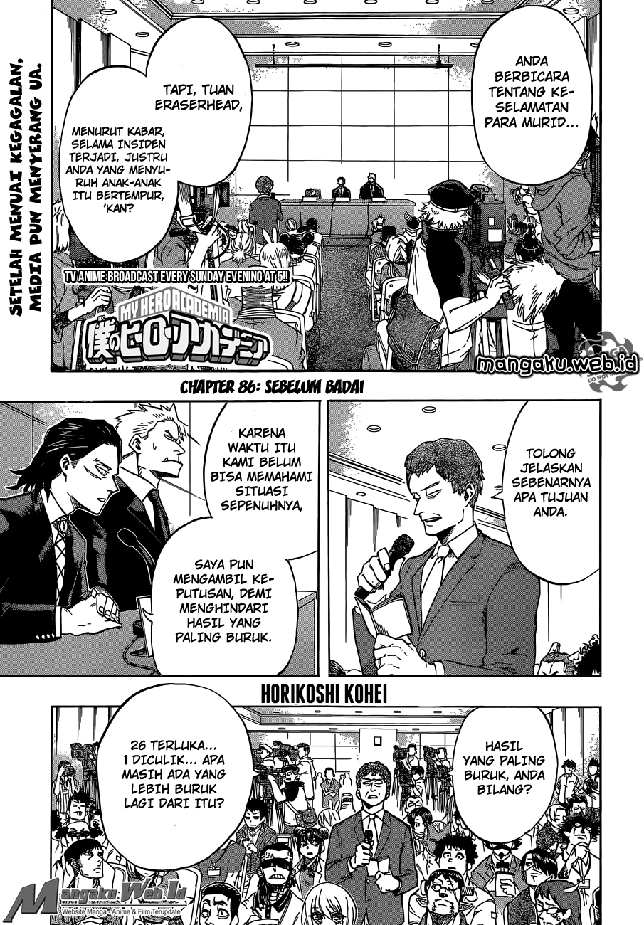 Baca Manga Boku no Hero Academia Chapter 86 Gambar 2