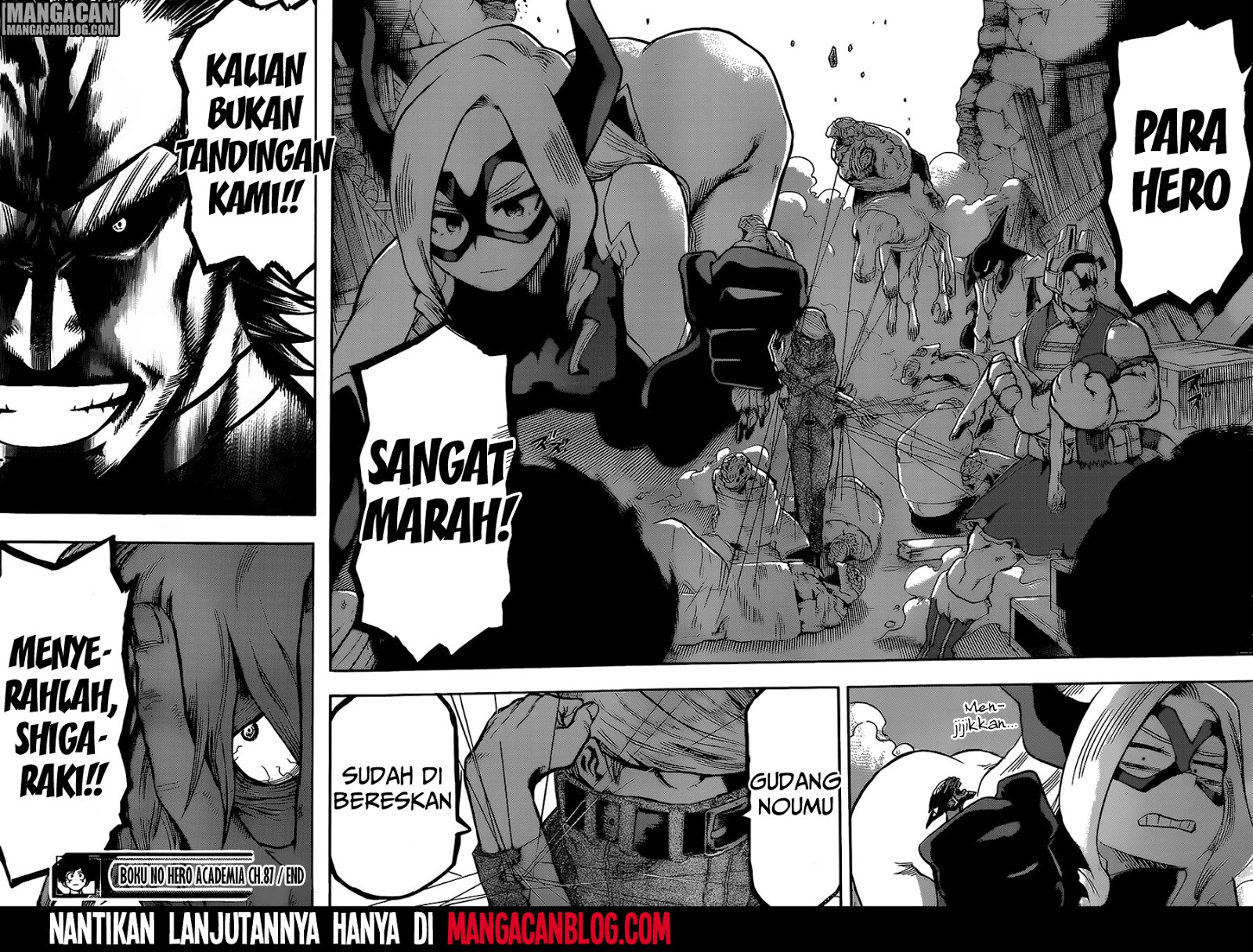 Boku no Hero Academia Chapter 87 Gambar 17