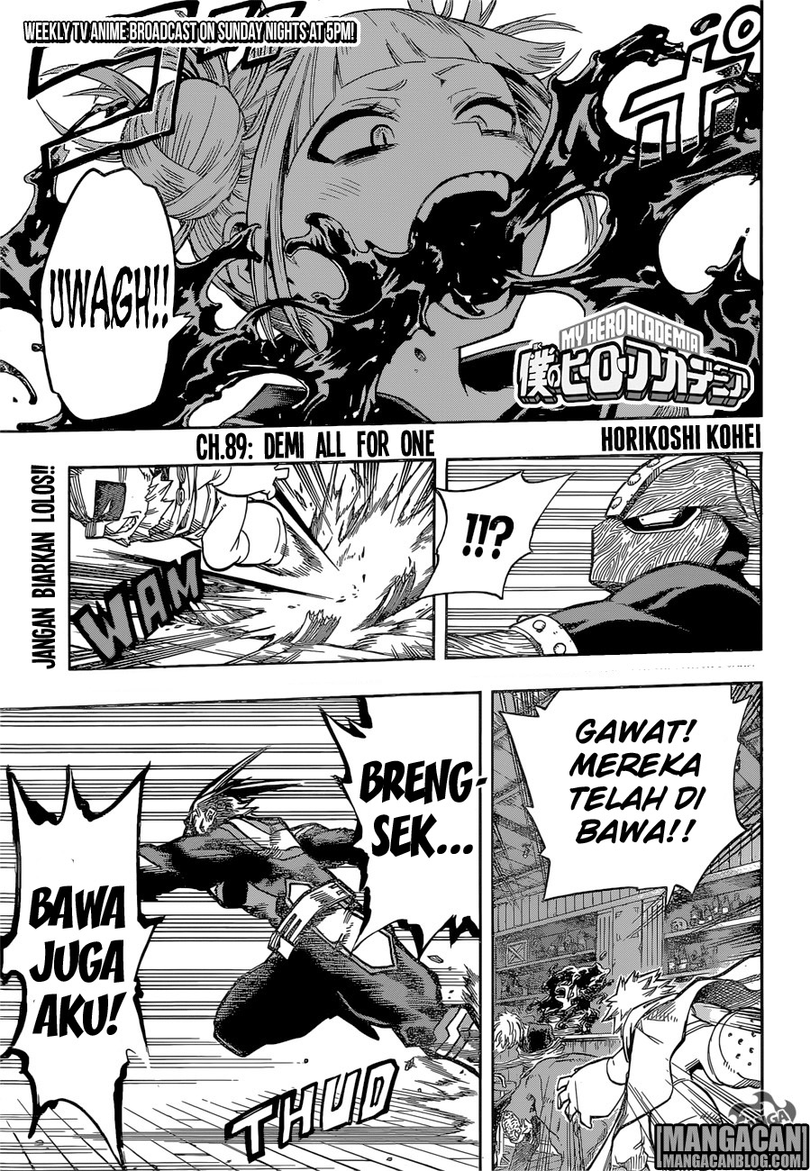 Baca Komik Boku no Hero Academia Chapter 89 Gambar 1