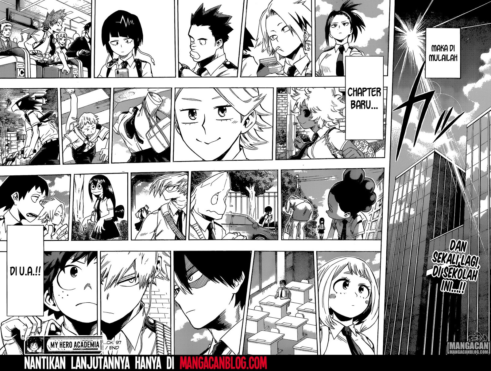 Boku no Hero Academia Chapter 97 Gambar 19