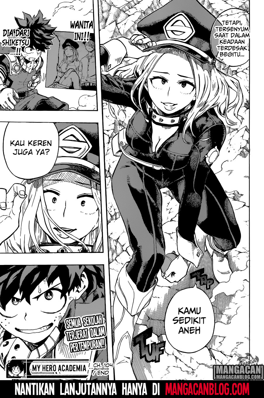 Boku no Hero Academia Chapter 104 Gambar 19