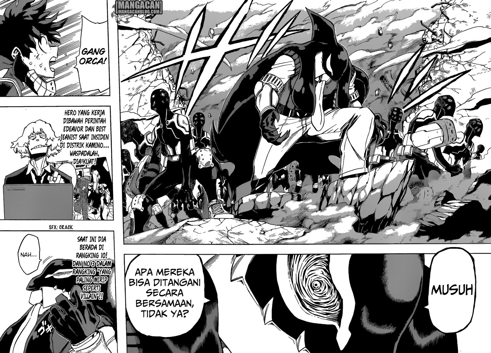 Boku no Hero Academia Chapter 110 Gambar 15