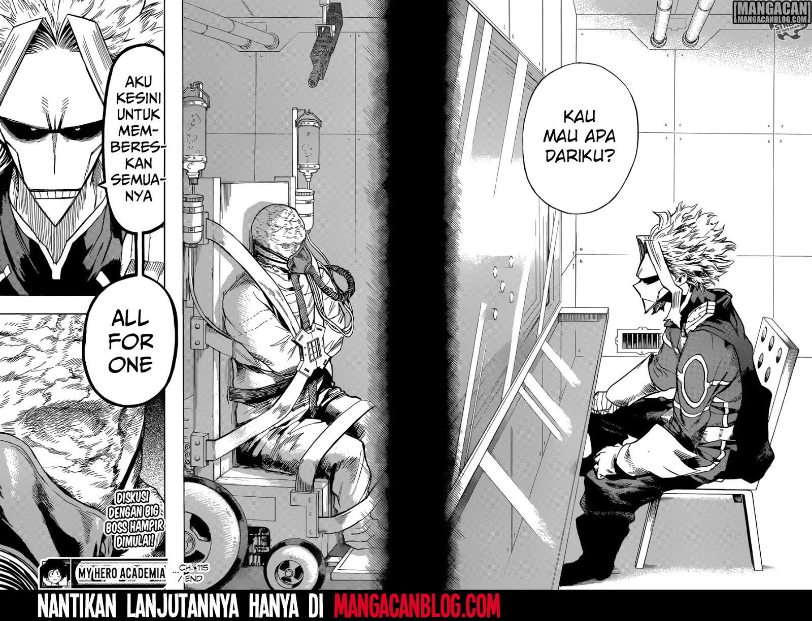 Boku no Hero Academia Chapter 115 Gambar 17