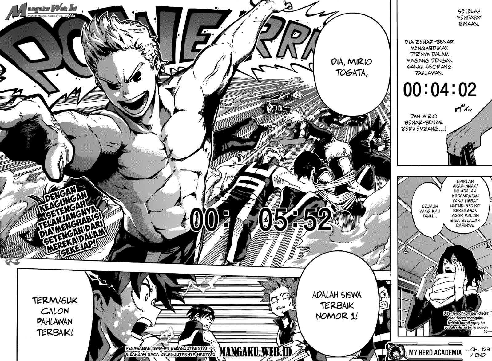 Boku no Hero Academia Chapter 123 Gambar 19