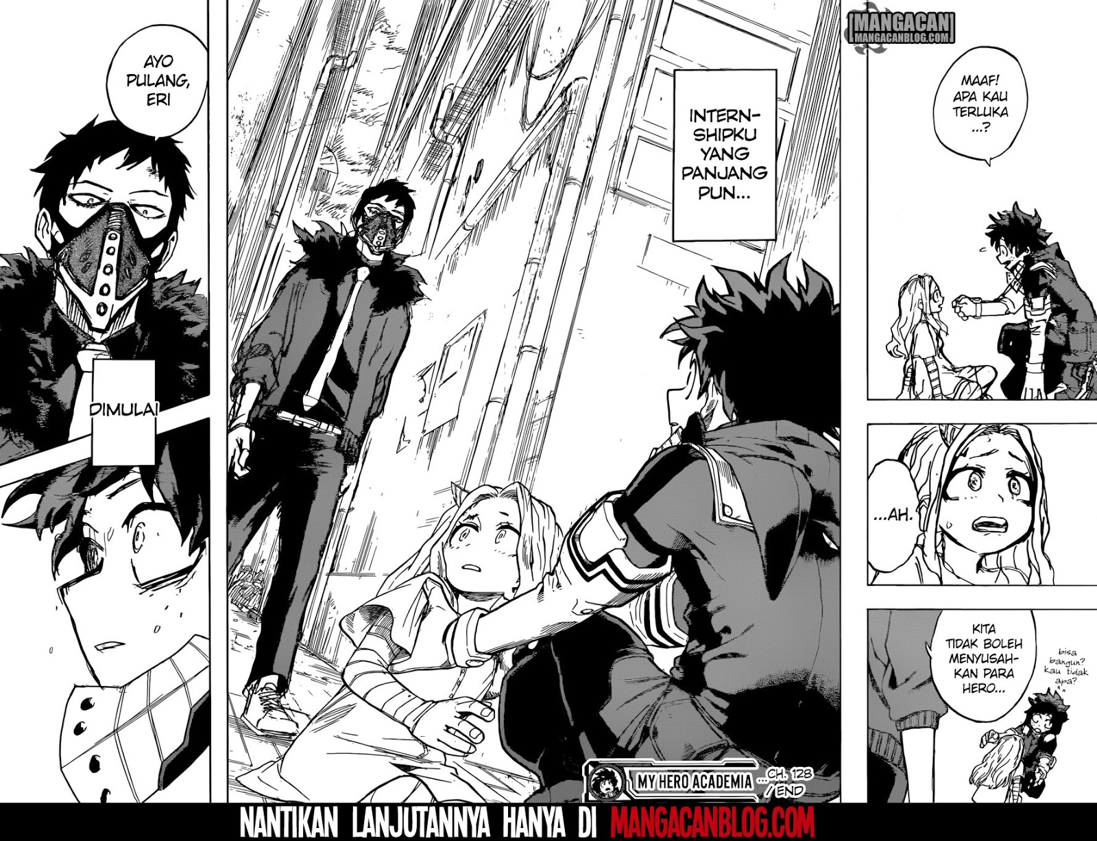 Boku no Hero Academia Chapter 128 Gambar 19