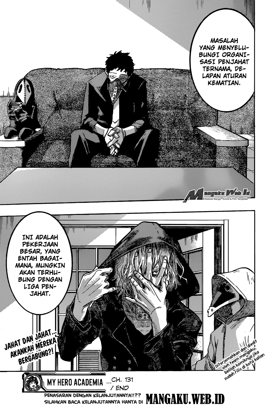 Boku no Hero Academia Chapter 131 Gambar 19