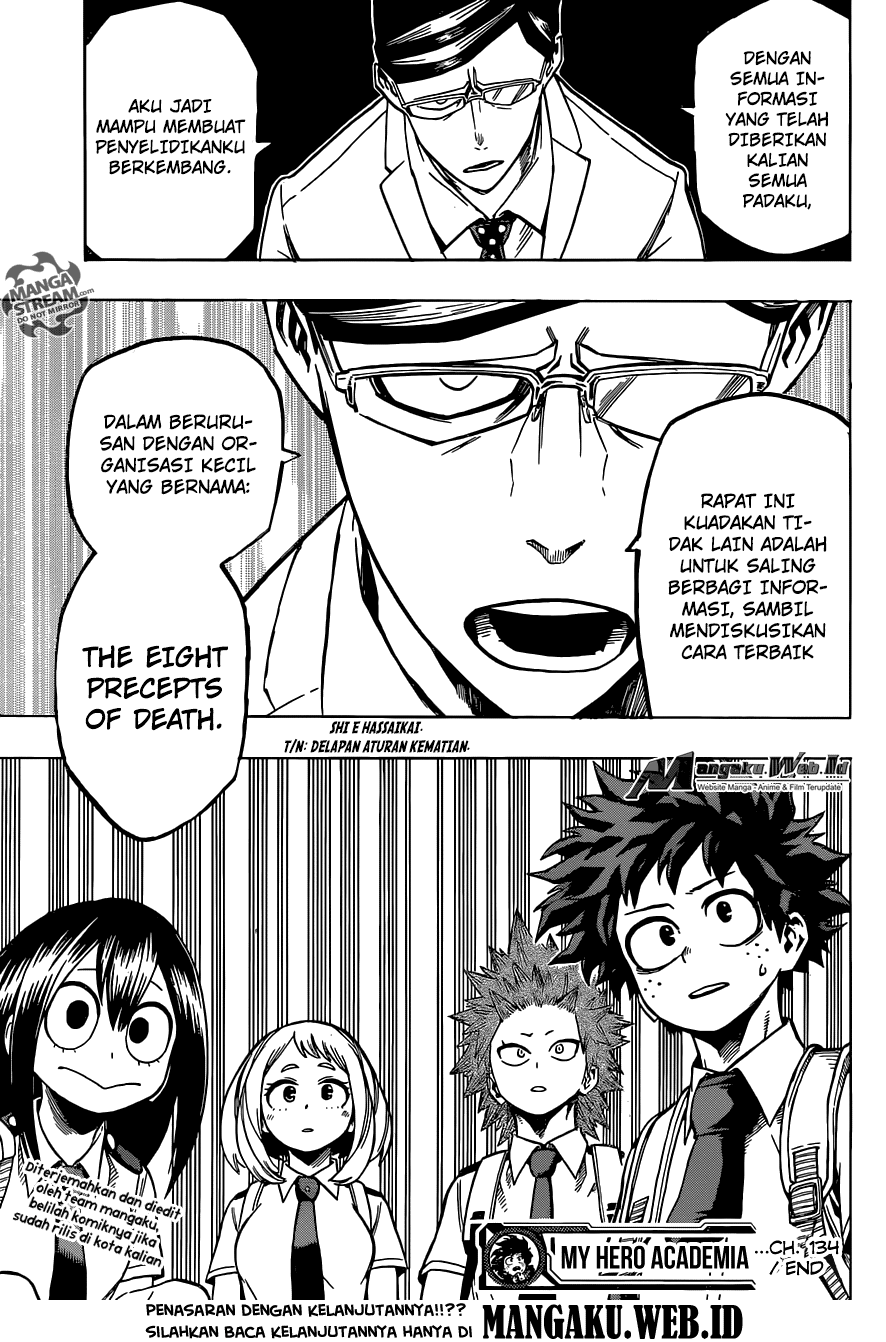 Boku no Hero Academia Chapter 134 Gambar 21