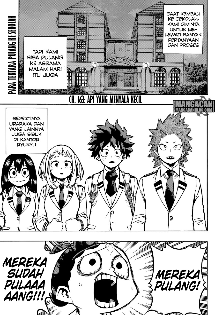 Boku no Hero Academia Chapter 163 Gambar 3