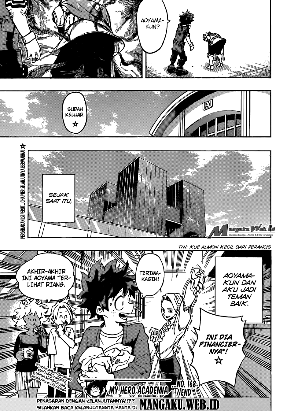 Boku no Hero Academia Chapter 168 Gambar 18