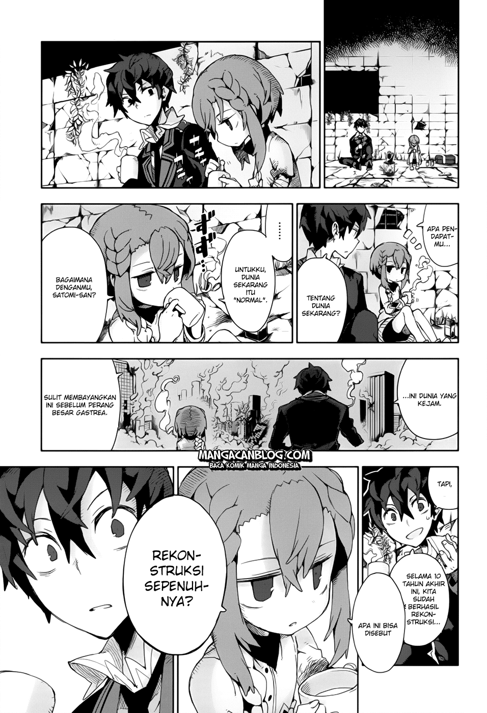 Black Bullet Chapter 11 Gambar 22