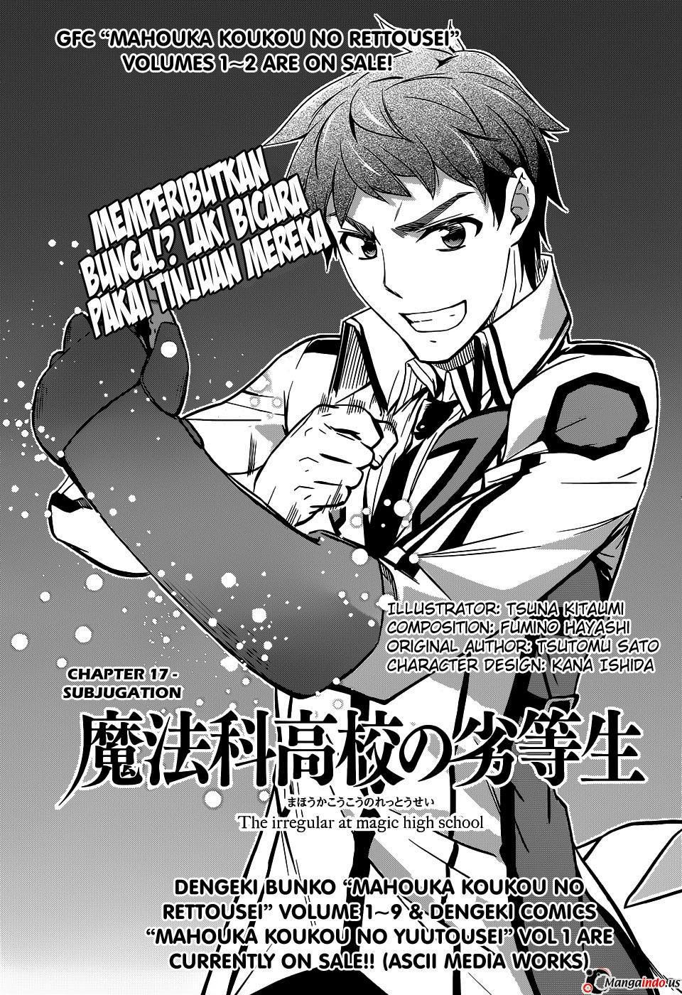 Baca Manga Mahouka Koukou No Rettousei Chapter 17 Gambar 2