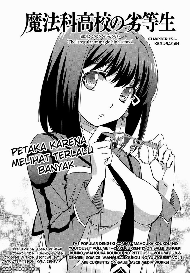 Baca Manga Mahouka Koukou No Rettousei Chapter 15 Gambar 2
