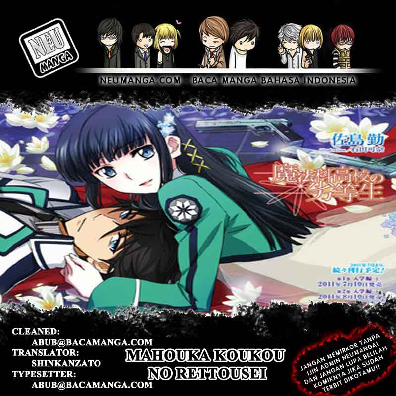 Baca Komik Mahouka Koukou No Rettousei Chapter 6 Gambar 1