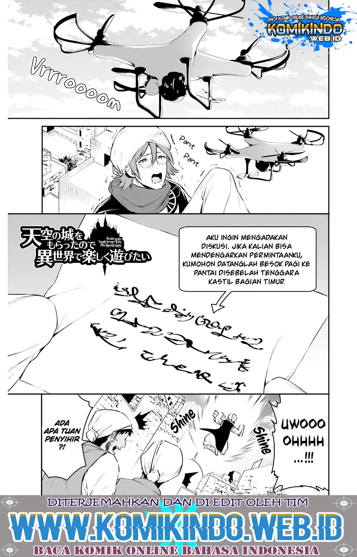 Baca Manga Tenkuu no Shiro o Moratta no de Isekai de Tanoshiku Asobitai Chapter 13 Gambar 2