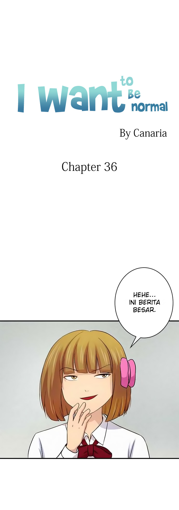 I Want to Be Normal Chapter 36 Gambar 3