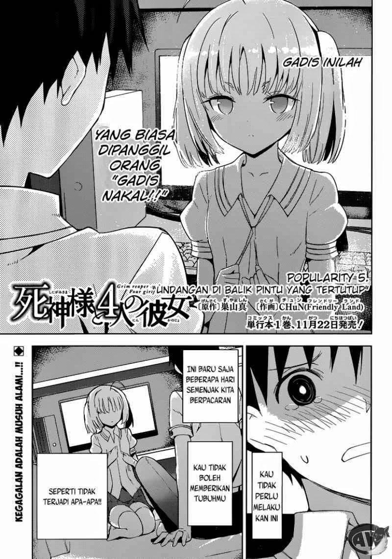 Baca Manga Shinigami-sama to 4 nin no Kanojo Chapter 5 Gambar 2