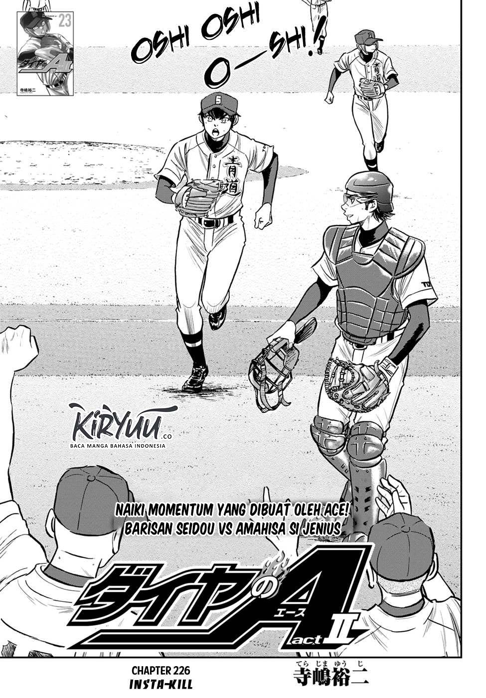 Diamond no Ace Act 2 Chapter 226 Gambar 3