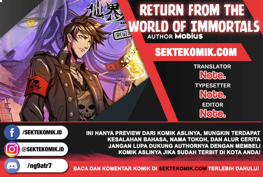 Baca Komik Return From the World of Immortals Chapter 98 Gambar 1