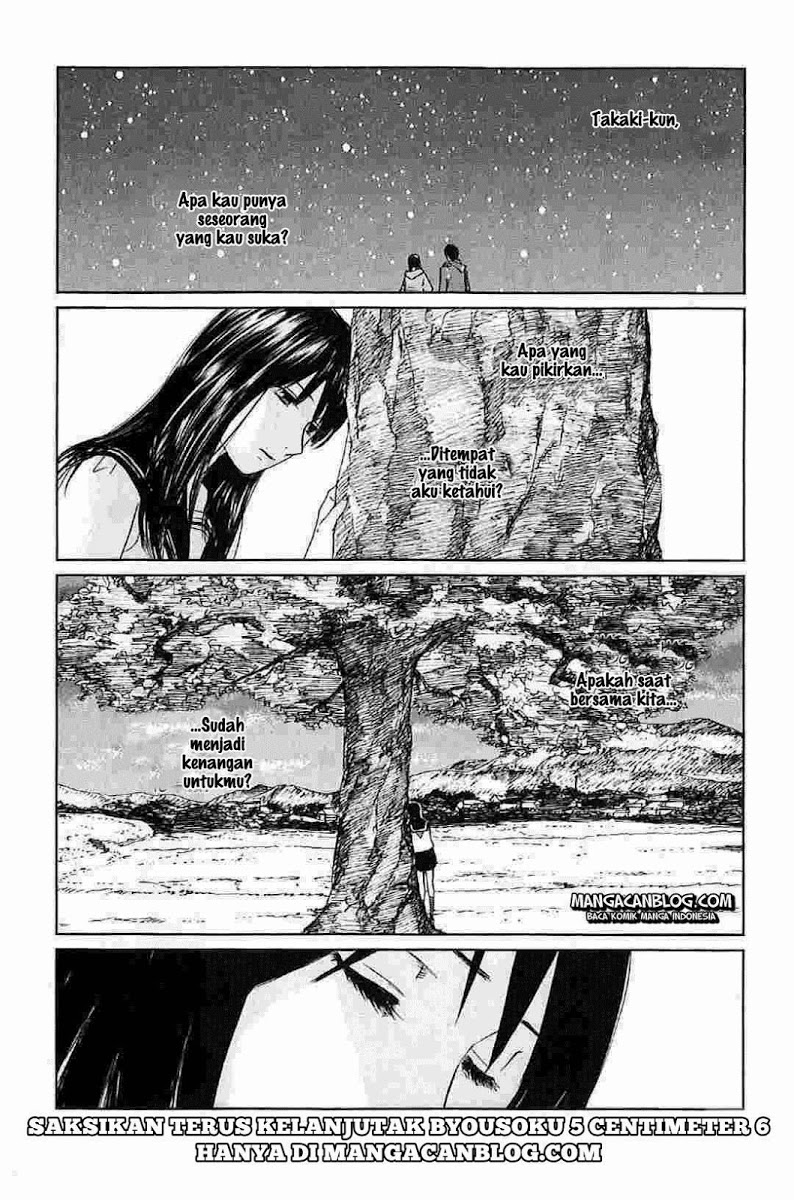 Byousoku 5 Centimeter Chapter 5 Gambar 38