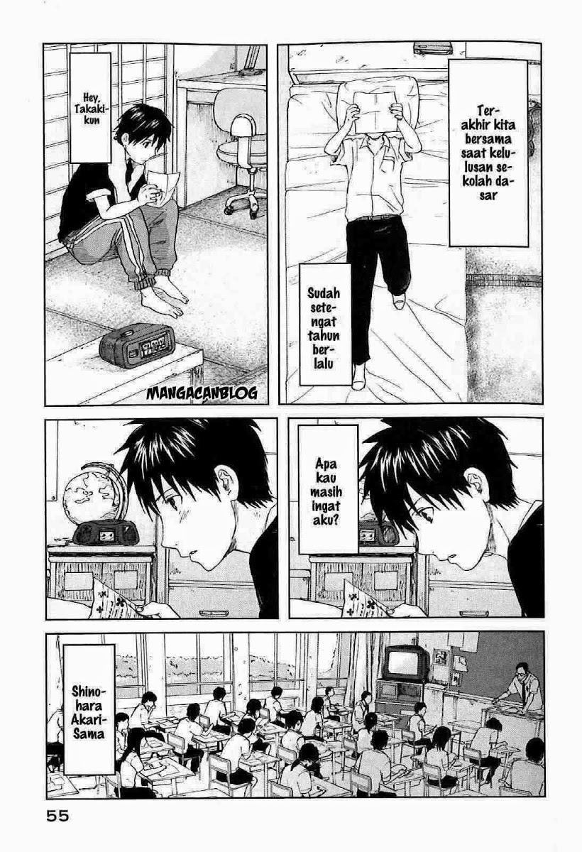 Byousoku 5 Centimeter Chapter 1 Gambar 59