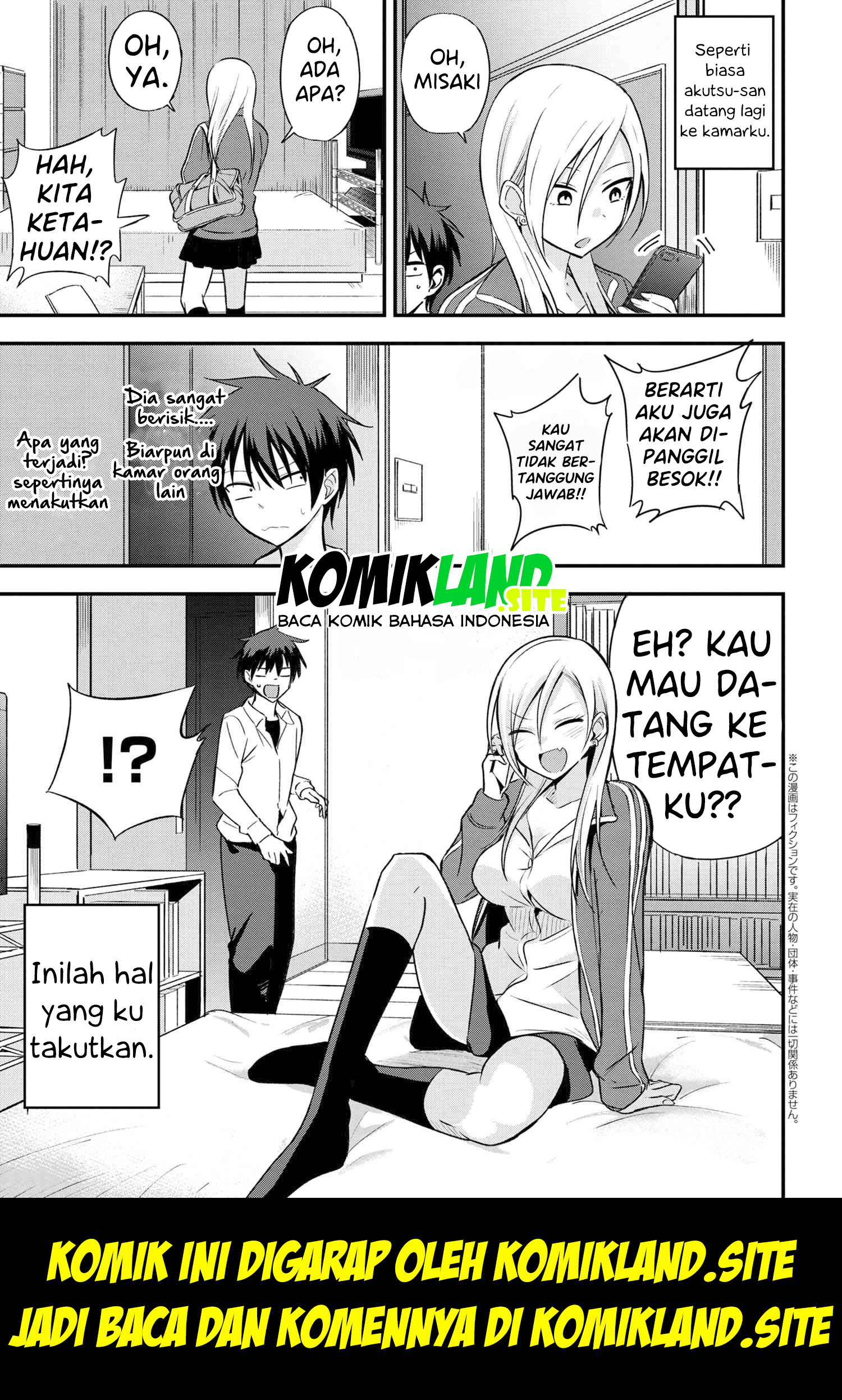 Baca Manga Please Go Home, Akutsu-san! Chapter 5 Gambar 2