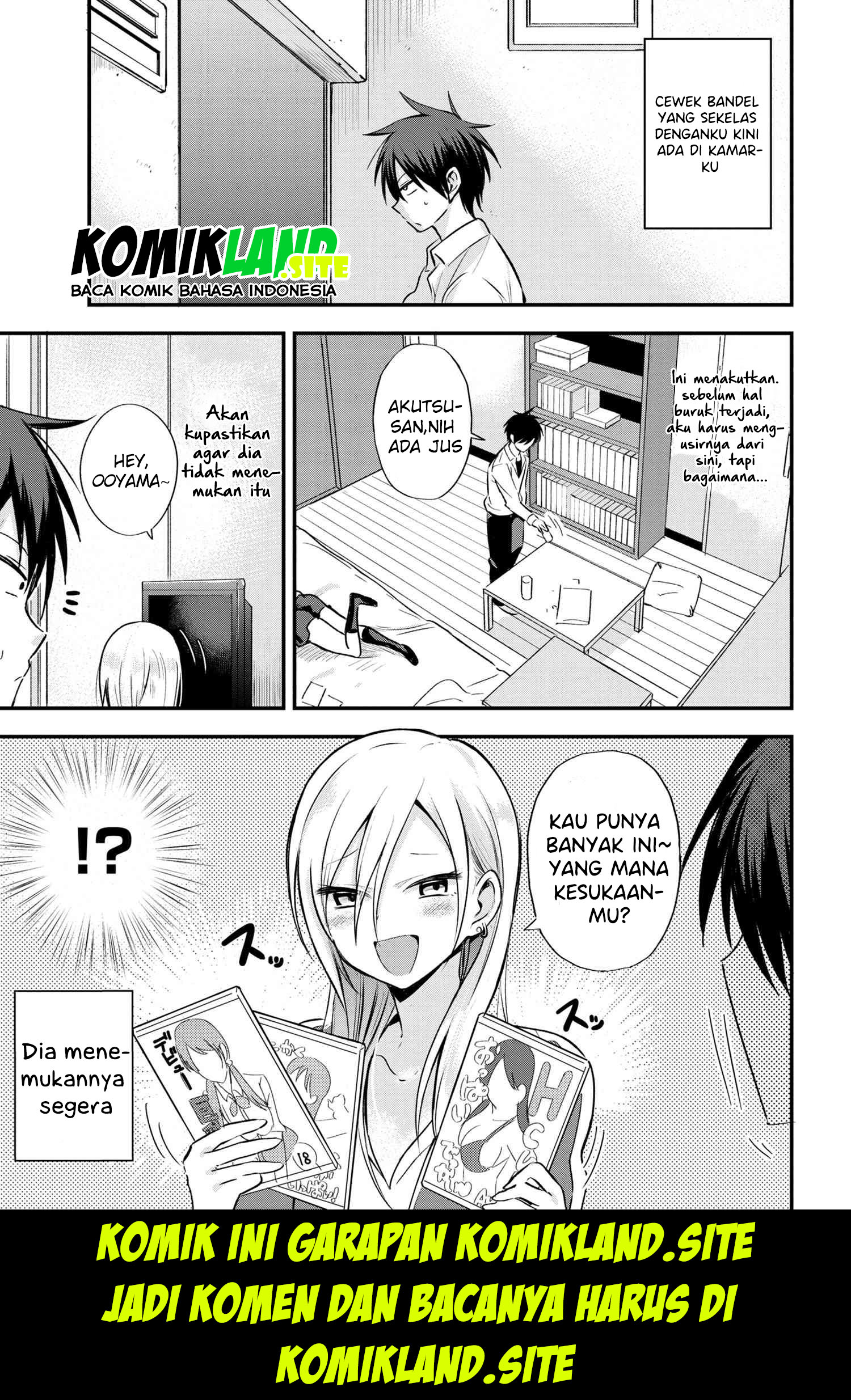 Baca Manga Please Go Home, Akutsu-san! Chapter 2 Gambar 2