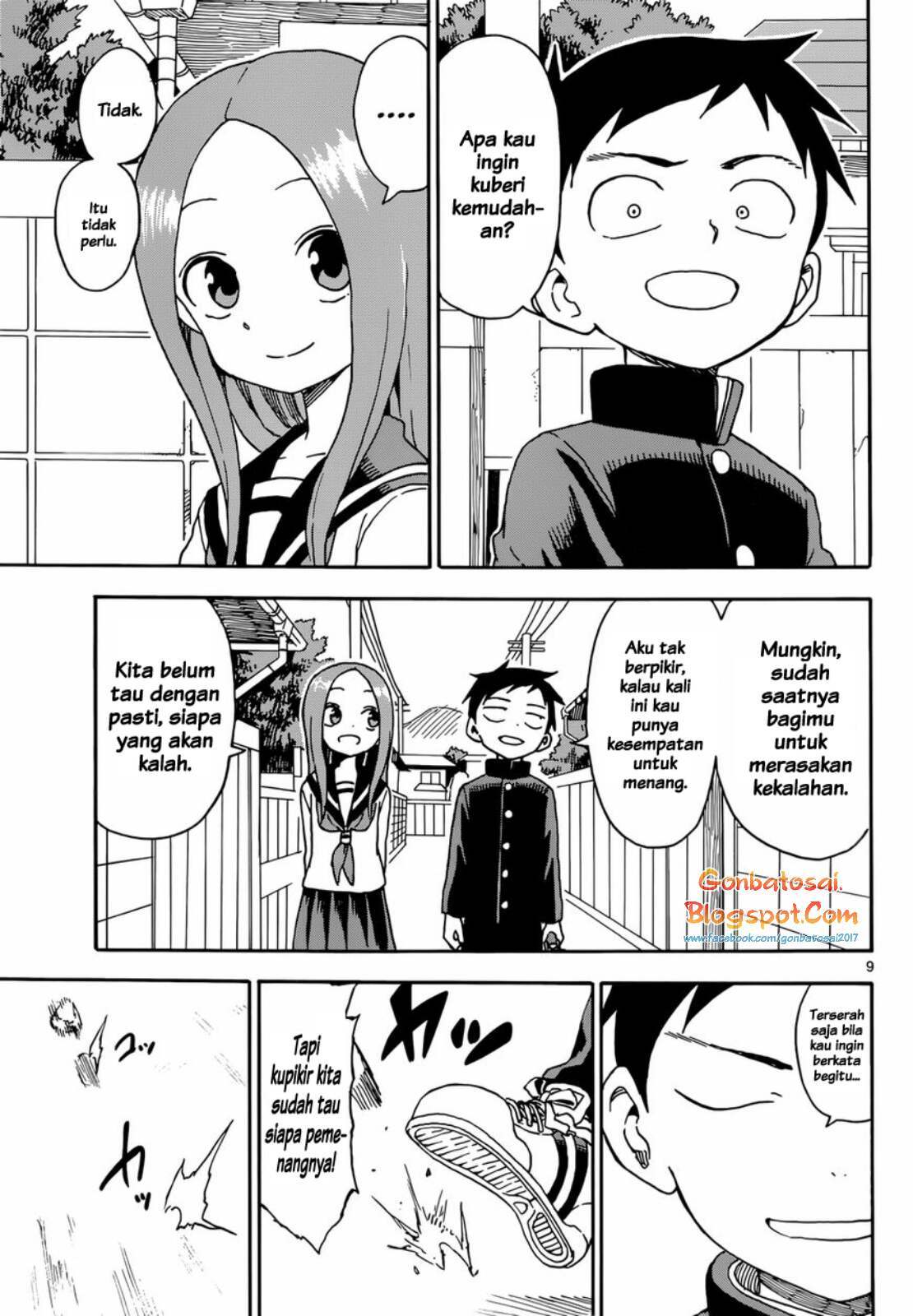 Karakai Jouzu no Takagi-san Chapter 49 Gambar 10