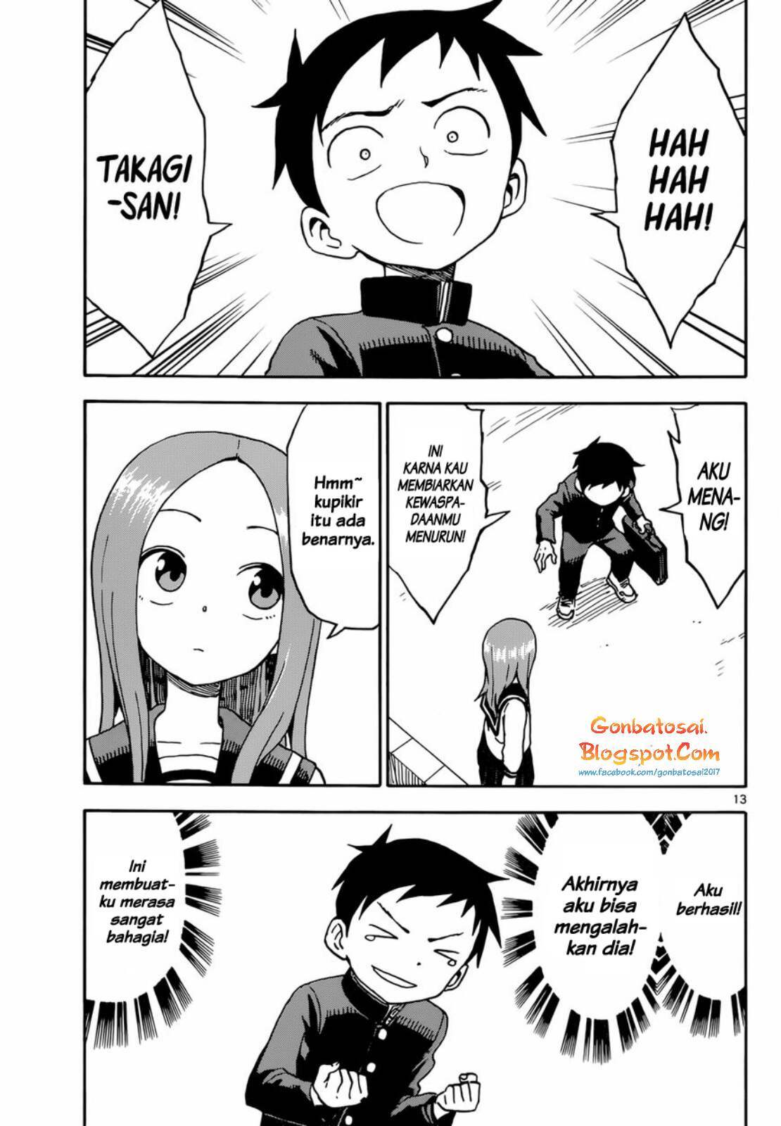 Karakai Jouzu no Takagi-san Chapter 49 Gambar 15