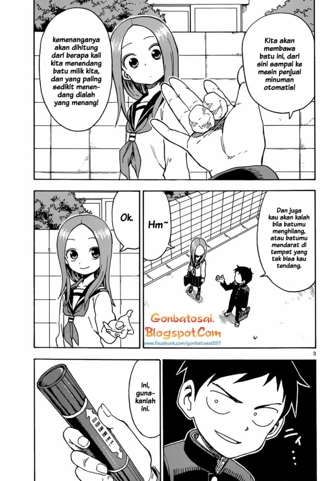 Karakai Jouzu no Takagi-san Chapter 49 Gambar 4