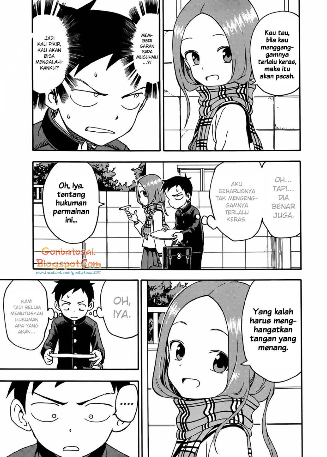 Karakai Jouzu no Takagi-san Chapter 46 Gambar 13