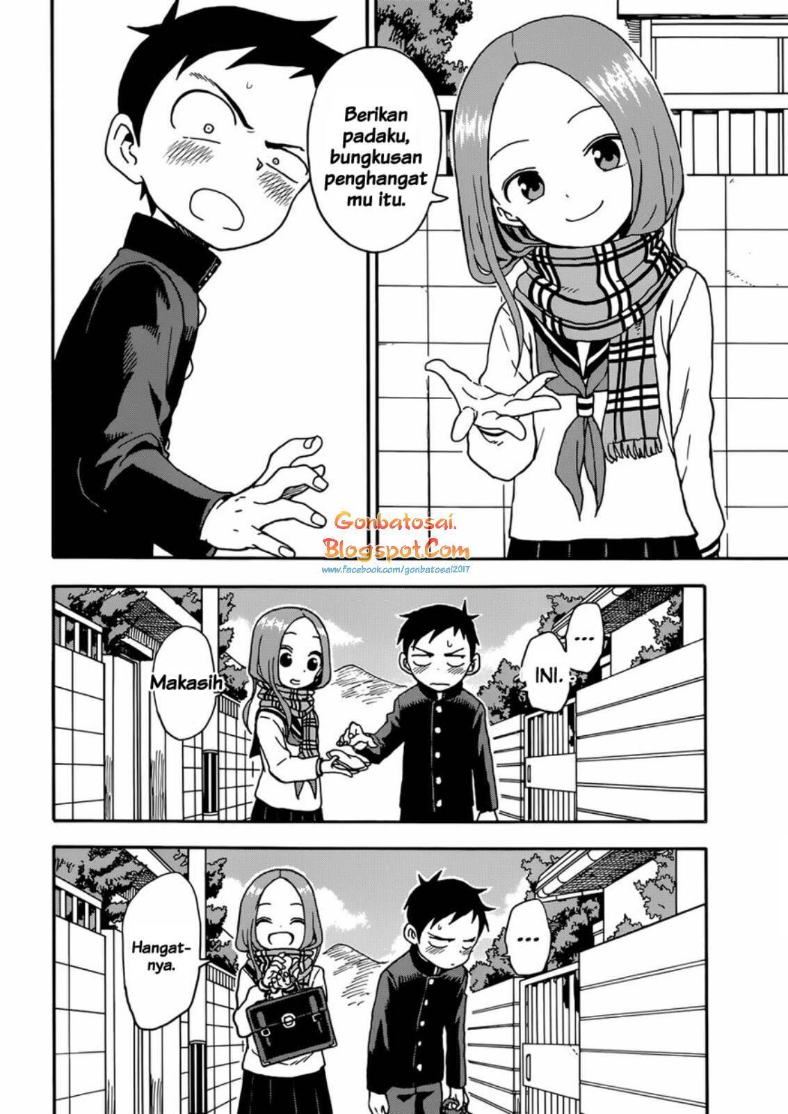 Karakai Jouzu no Takagi-san Chapter 46 Gambar 18